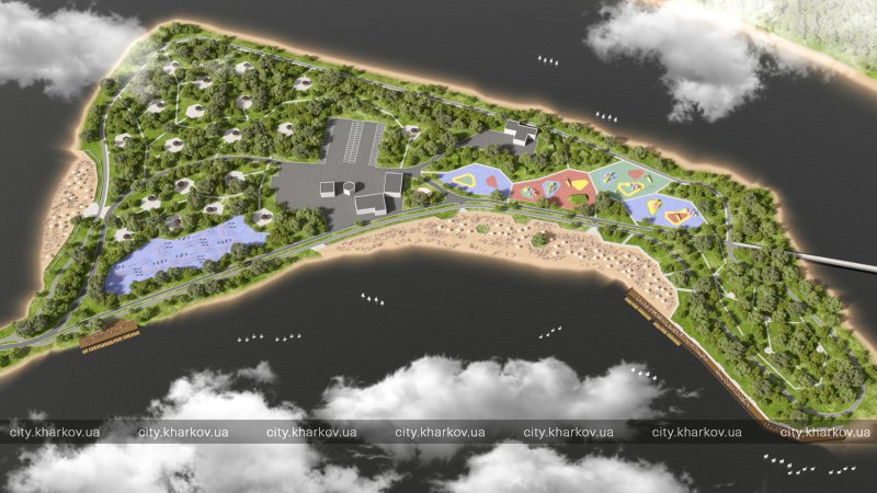 Дендропарк, набережні та бігові доріжки: як виглядатиме Журавлівський гідропарк.