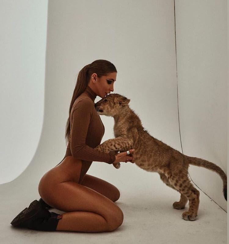 фото Фотосессия. Симба "на работе". Фото: Трогательный зоопарк