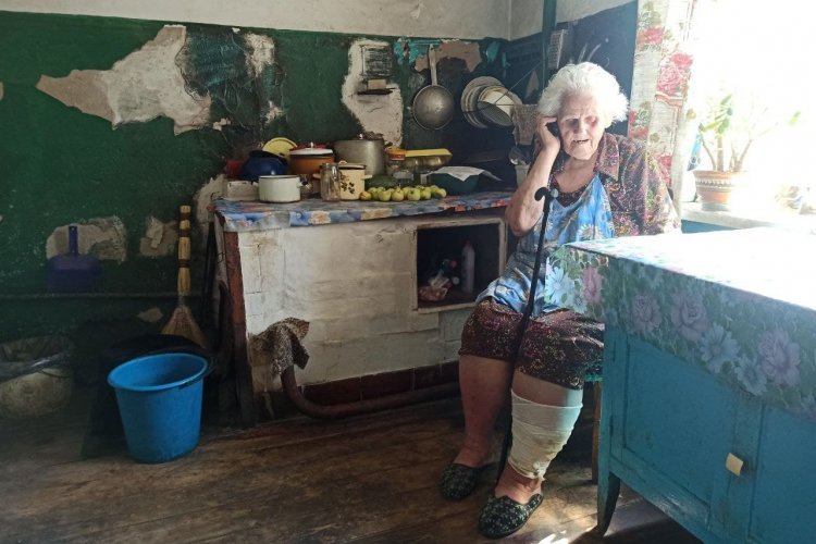 Соседка подростка Людмила Сидельникова. Фото: newsroom.kh.ua