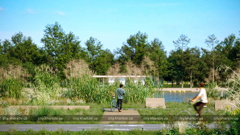 Дендропарк, набережні та бігові доріжки: як виглядатиме Журавлівський гідропарк.