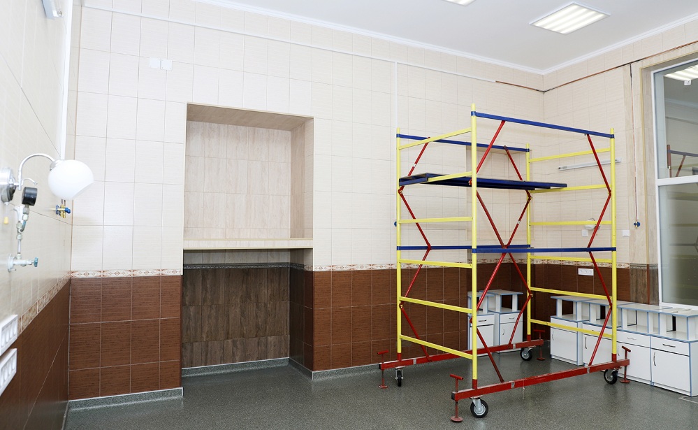 В отделении заканчивают ремонт. Фото Харьковского облсовета