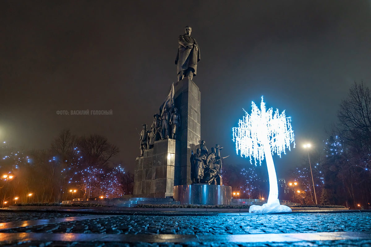 Как украсили Харьков к Новому году.