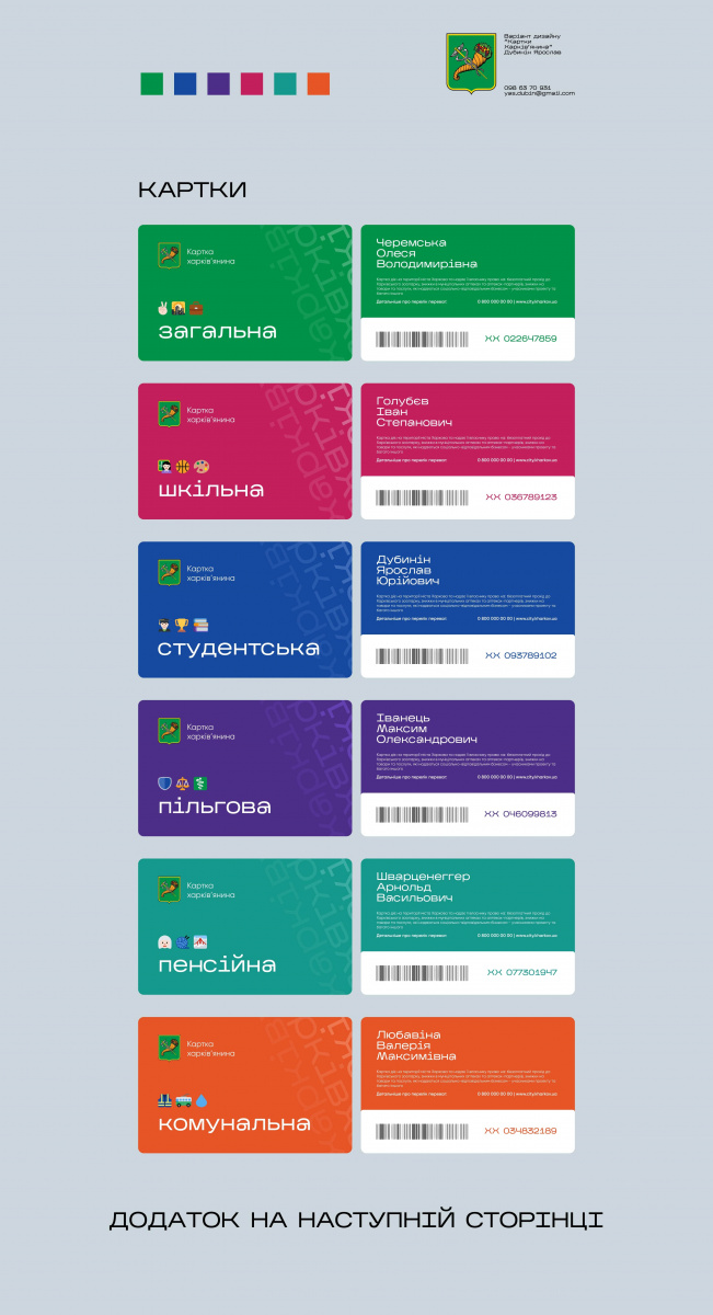 Идея карточки Ярослава Дубинина. Фото: Портал харьковчанина