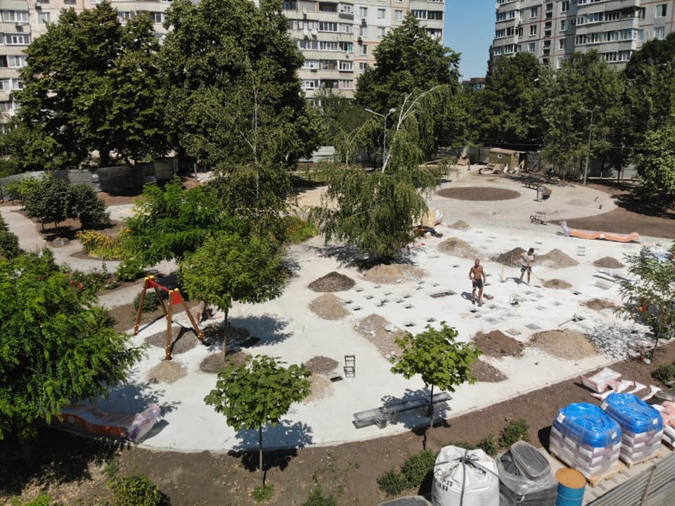 Фотофакт: на Новых Домах появится зона отдыха фото 2 1