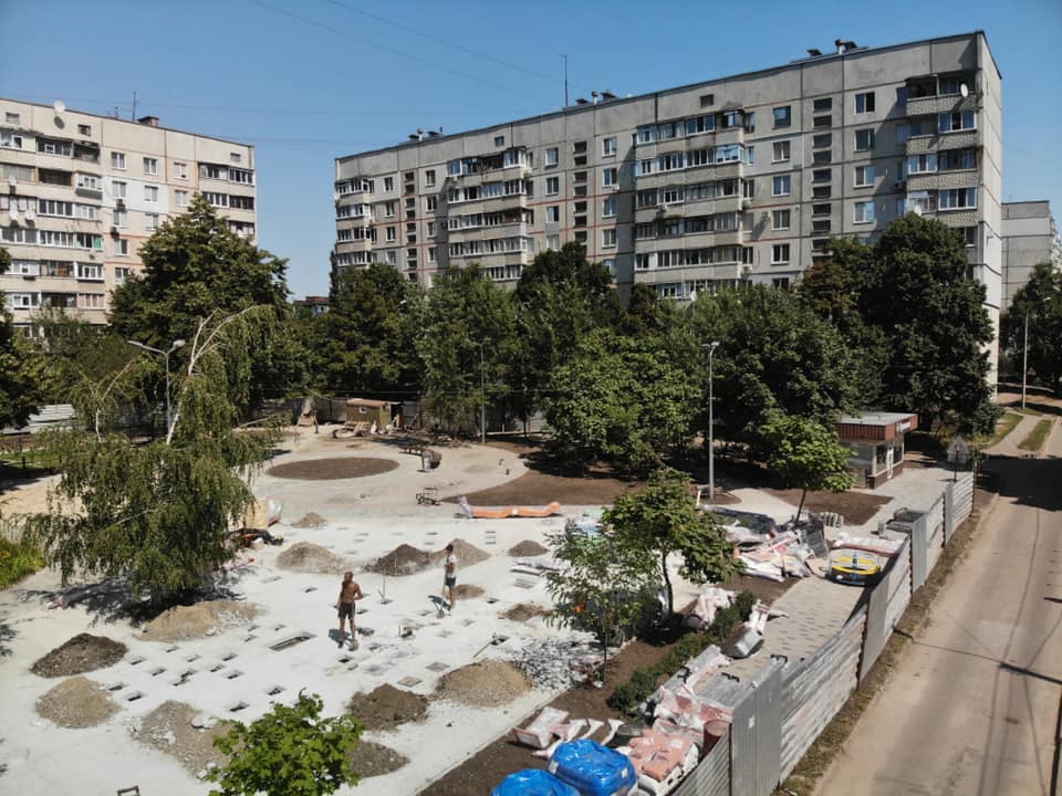 Фотофакт: на Новых Домах появится зона отдыха фото 1