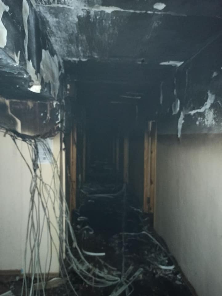 Эвакуировали около 100 человек. Фото: ГСЧС Украины в Харьковской области