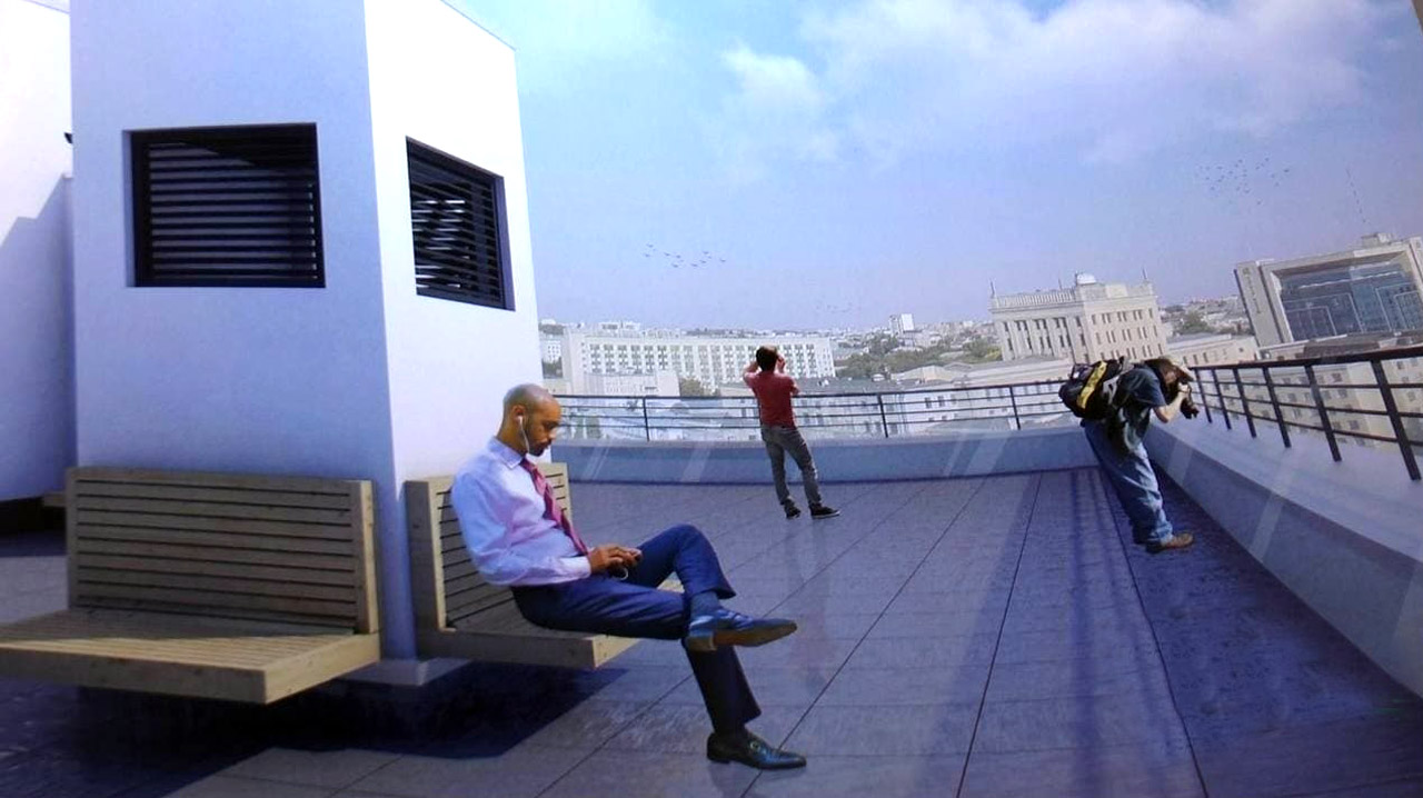 Ограждение из стекла, новый лифт: смотровая площадка Госпрома готова на 70% фото 2 1