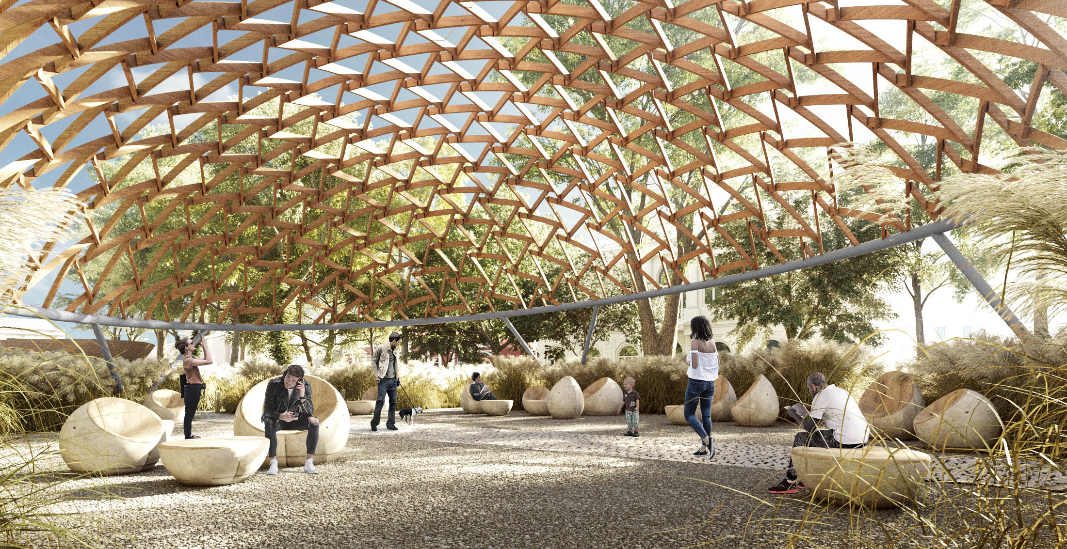 "Зеленый лабиринт посреди города": каким будет сквер Сковороды в Харьков.