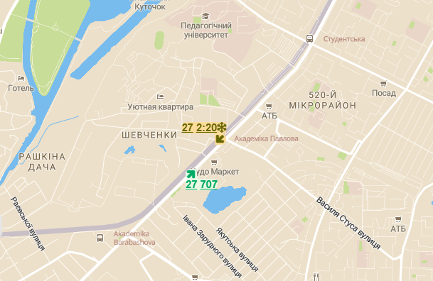 В Харькове начал курсировать новогодний трамвай.