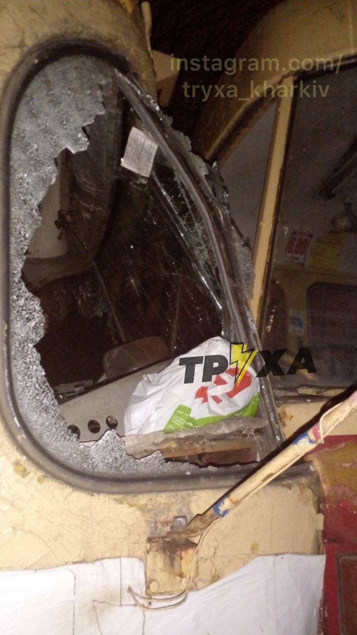 В Харькове столкнулись два трамвая.