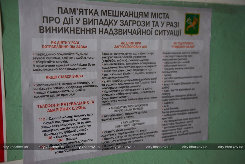 Где в Харькове находятся бомбоубежища (карта).