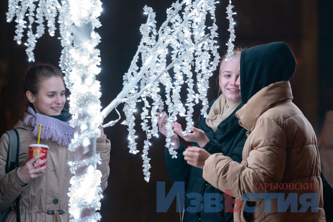 Как украсили Харьков к Новому году.