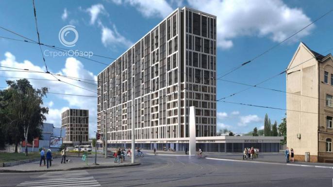 От 34 000$ за однушку: стало известно, как будет выглядеть новострой на месте взорванного элеватора в Харькове.