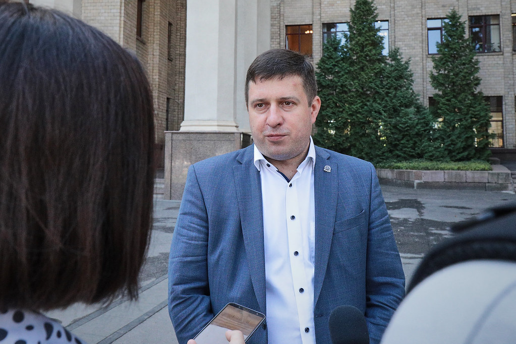 Анатолий Бабичев считает, что привить 80% сотрудников университета будет непросто. Фото: Сергей Козлов/KHARKIV Today