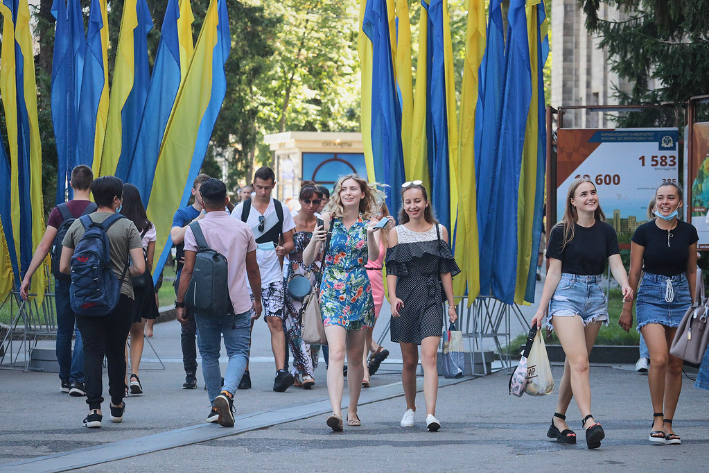 В этом году первокурсники начнут учиться вместе с остальными. Фото: Сергей Козлов/KHARKIV Today