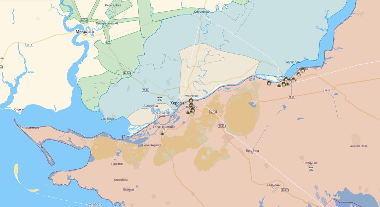 В ГУР Украины сообщили об освобождении Херсона от российских войск.