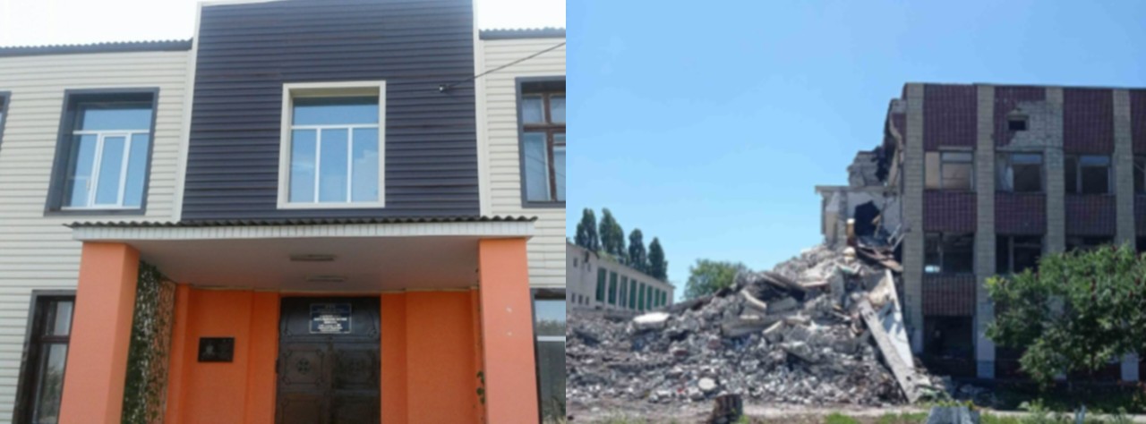 Учителя опубликовали фото разрушенной в результате российских обстрелов харьковской гимназии №35 фото 1