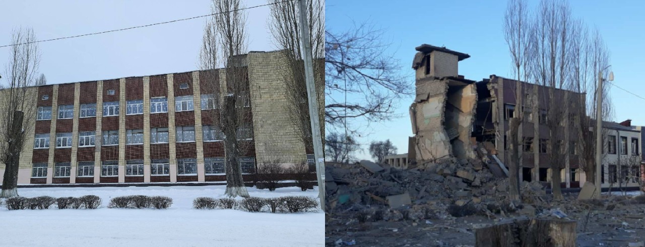 Учителя опубликовали фото разрушенной в результате российских обстрелов харьковской гимназии №35 фото 2 1