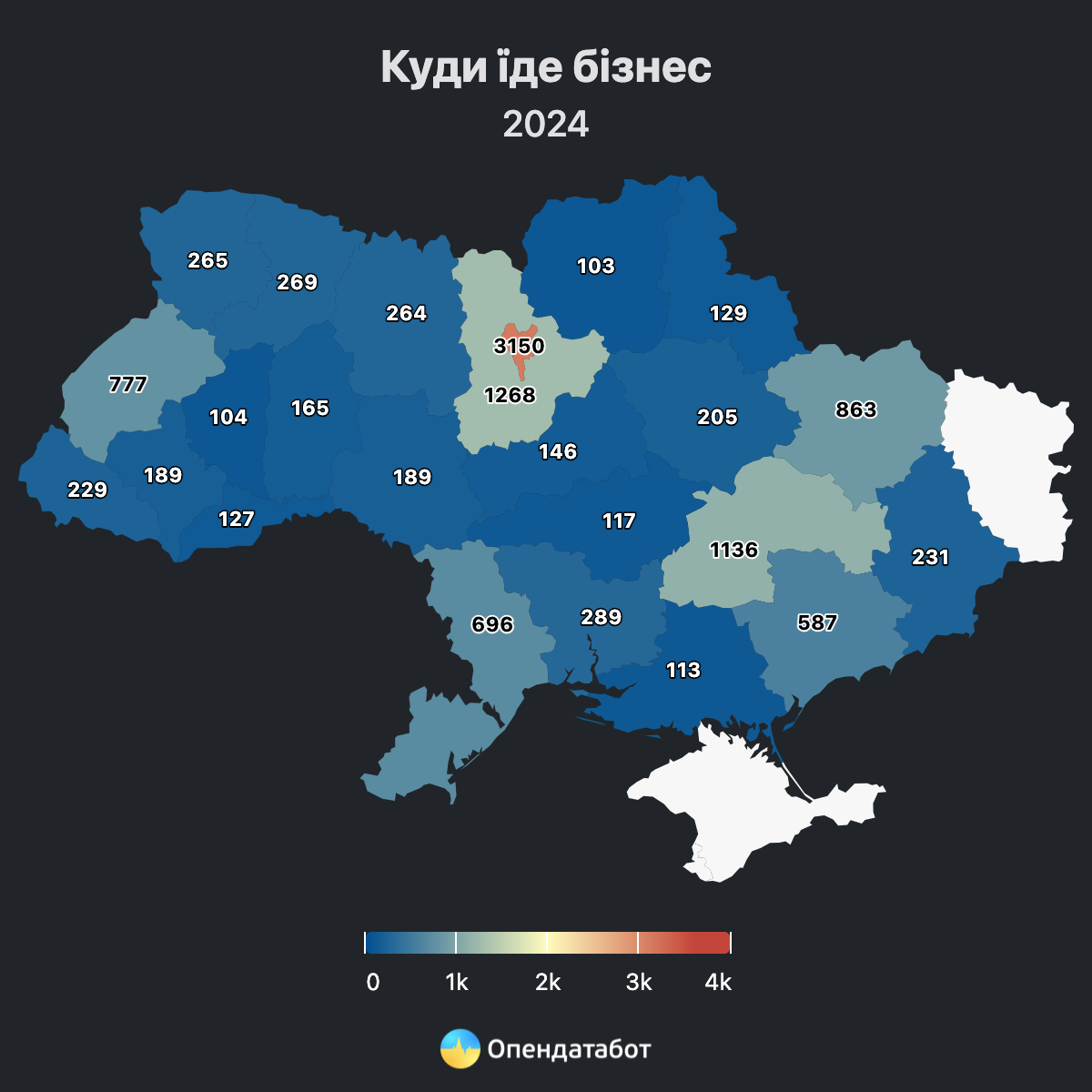 Харківська область у четвірці лідерів: експерти розповіли, як мігрує бізнес у межах України фото 2 1
