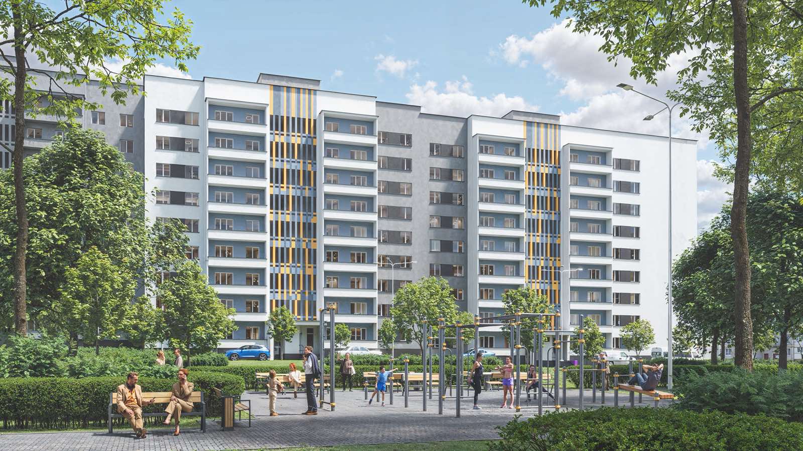 В мэрии представили новые варианты реконструкции домов в Харькове (визуализация) фото 5 4