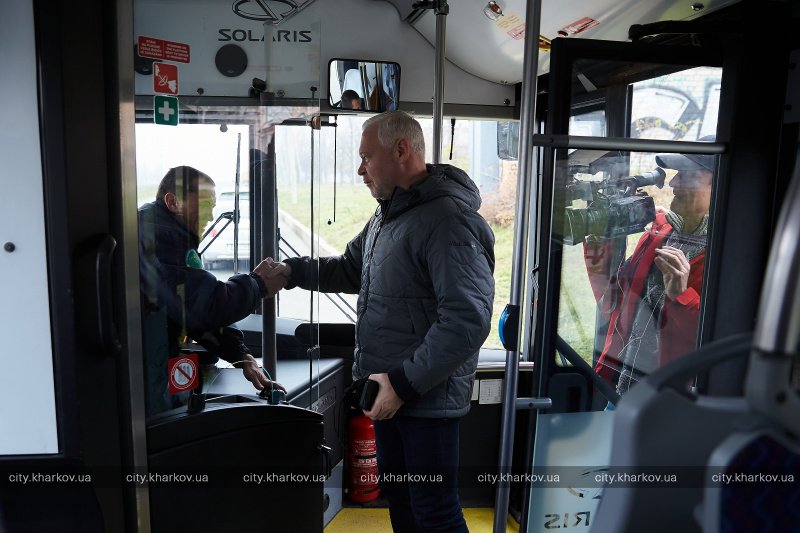 В Харьков вышли на линию чешские автобусы.