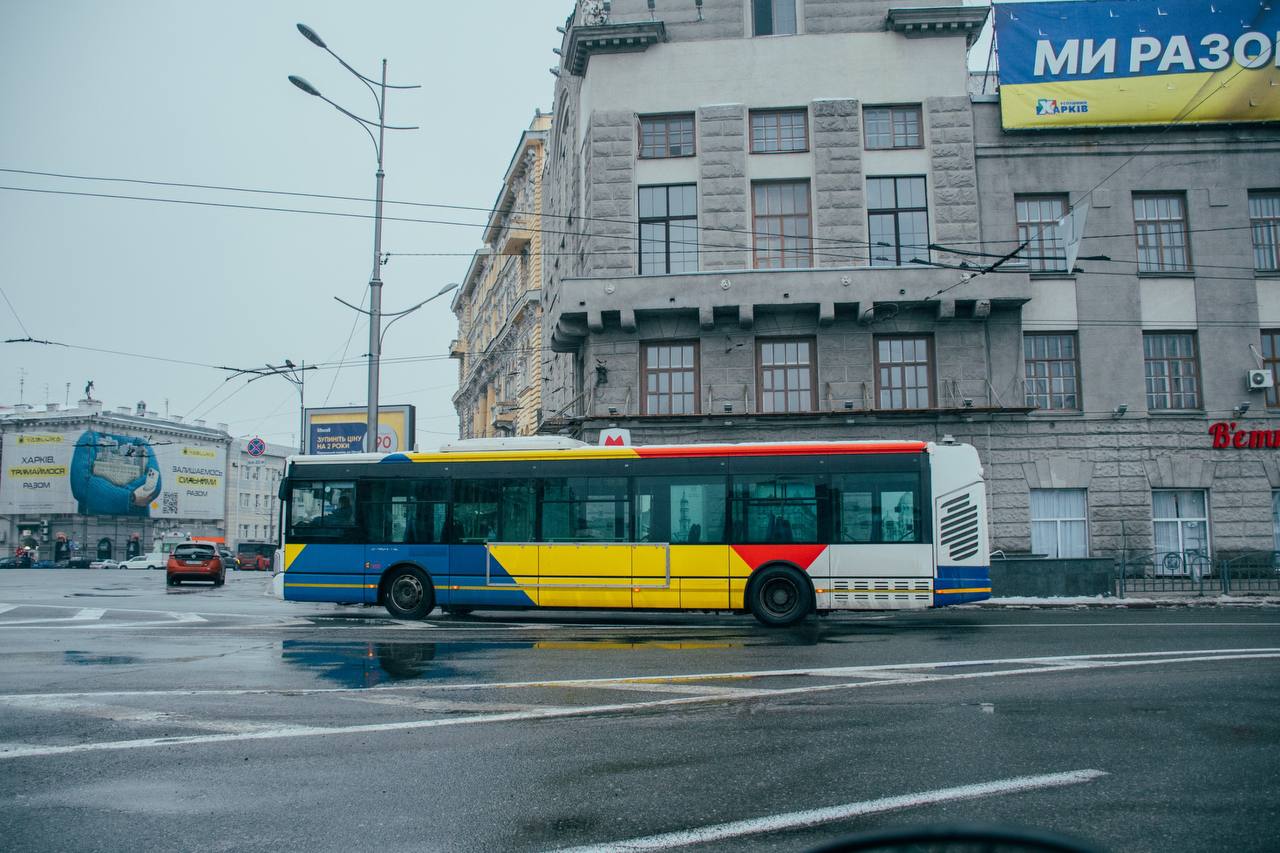 У Харкові вийдуть на лінію п'ять італійських автобусів великої місткості.
