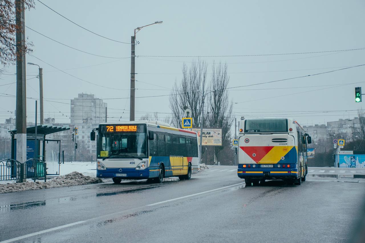 У Харкові вийдуть на лінію п'ять італійських автобусів великої місткості.