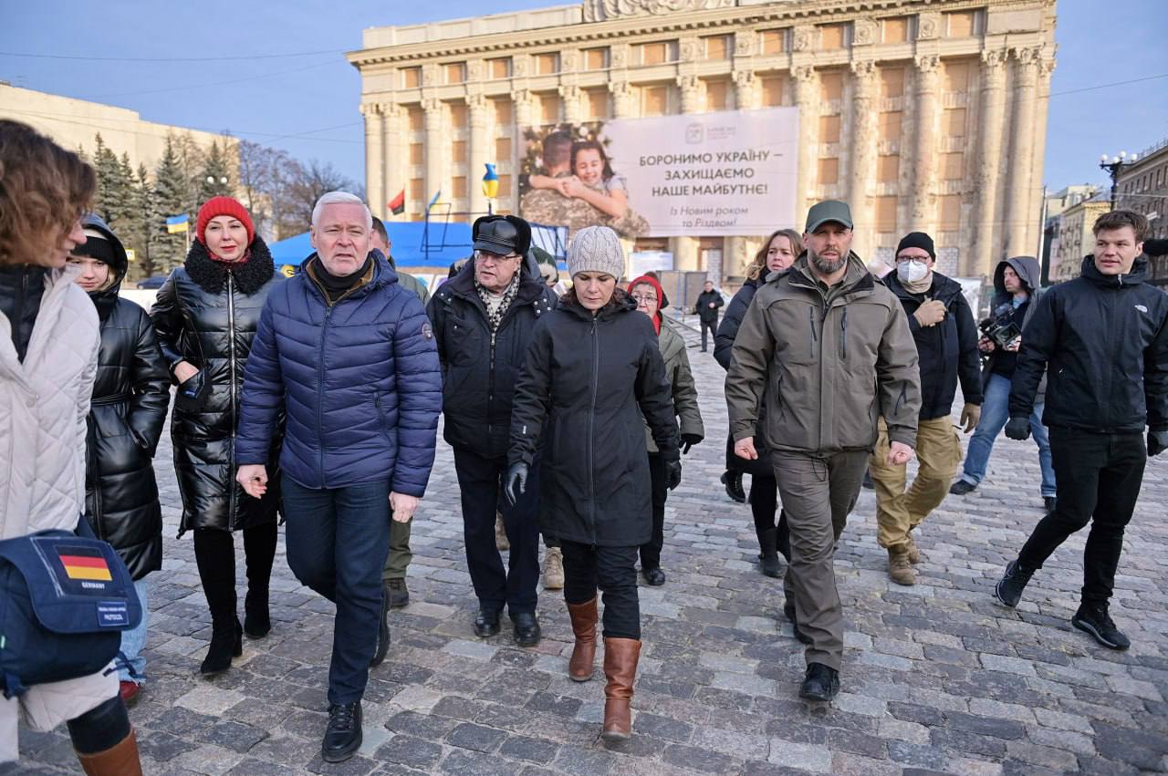 Візит міністра МЗС Німеччини Анналени Бербок до Харкова: про що домовились.