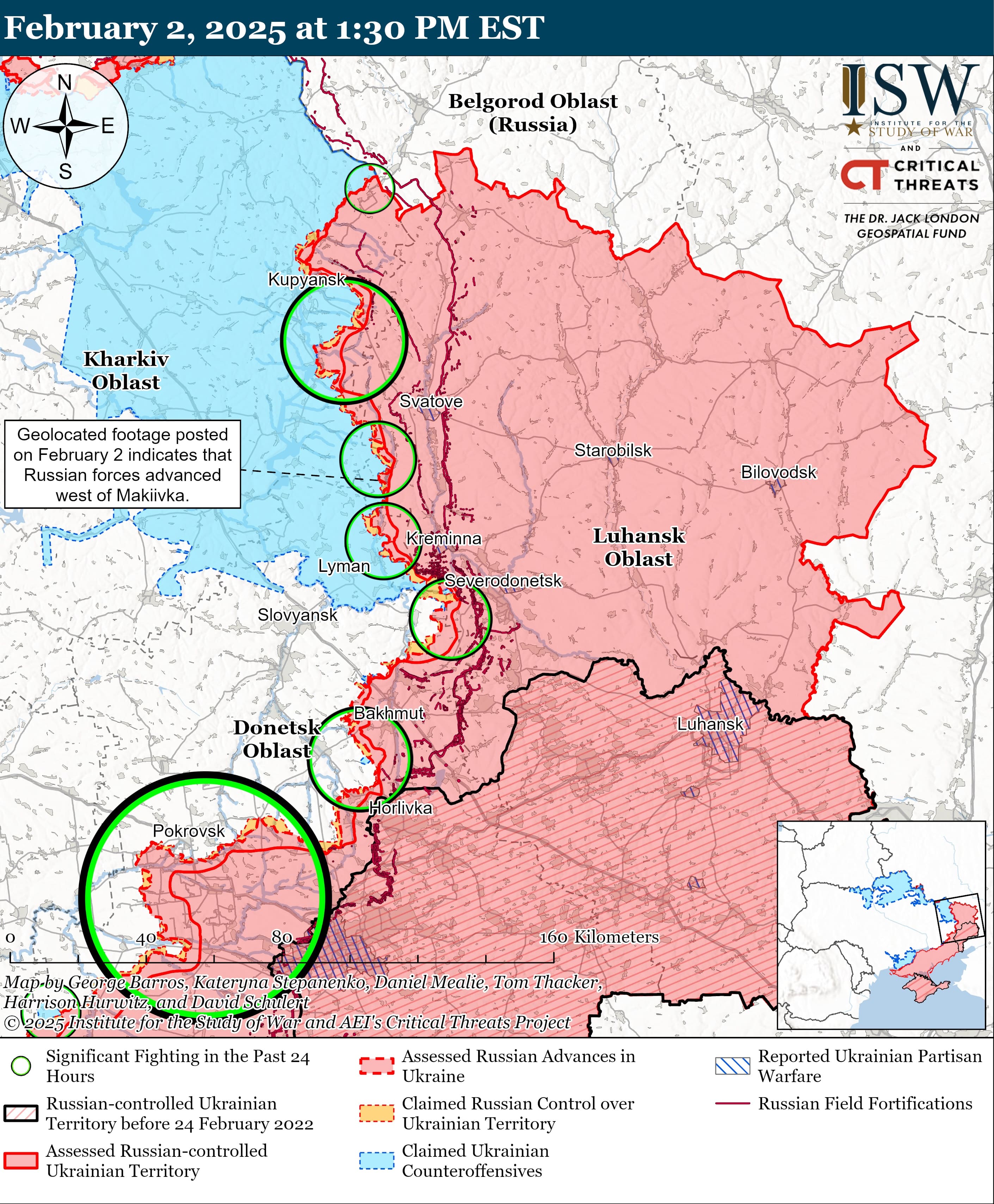 Русский субординированный главный удар №2 &ndash; Луганская область (цель России: захватить оставшуюся часть Луганской области и продвинуться на запад в восточную Харьковскую область и северную Донецкую область).