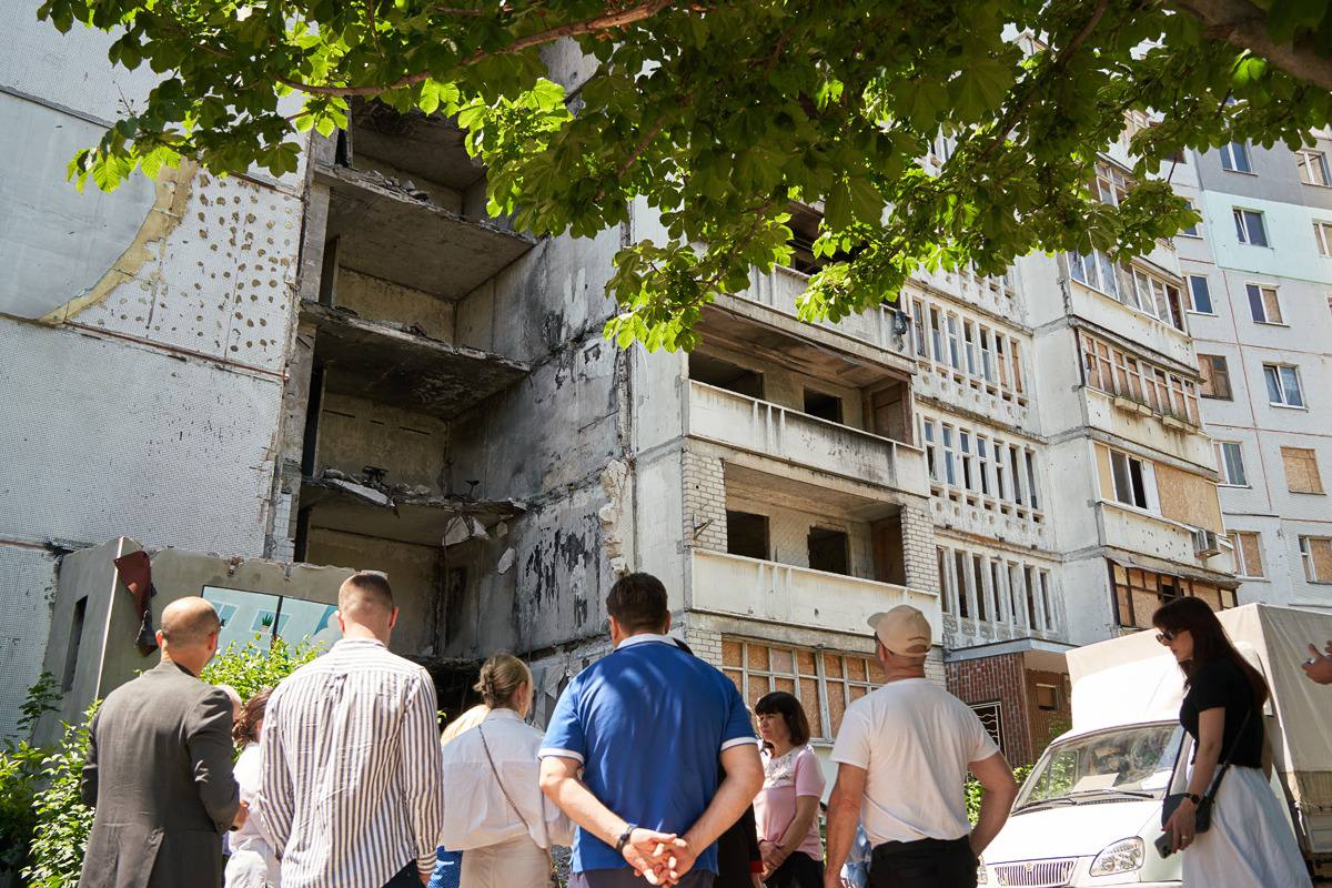 Представители ООН побывали на Северной Салтовке и в метро в Харькове.
