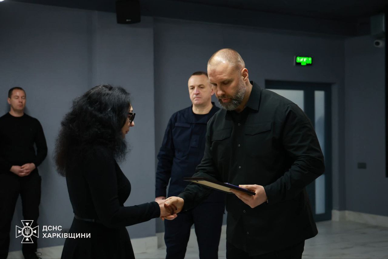 Шість сімей загиблих рятувальників із Харківської області здобули президентські нагороди.