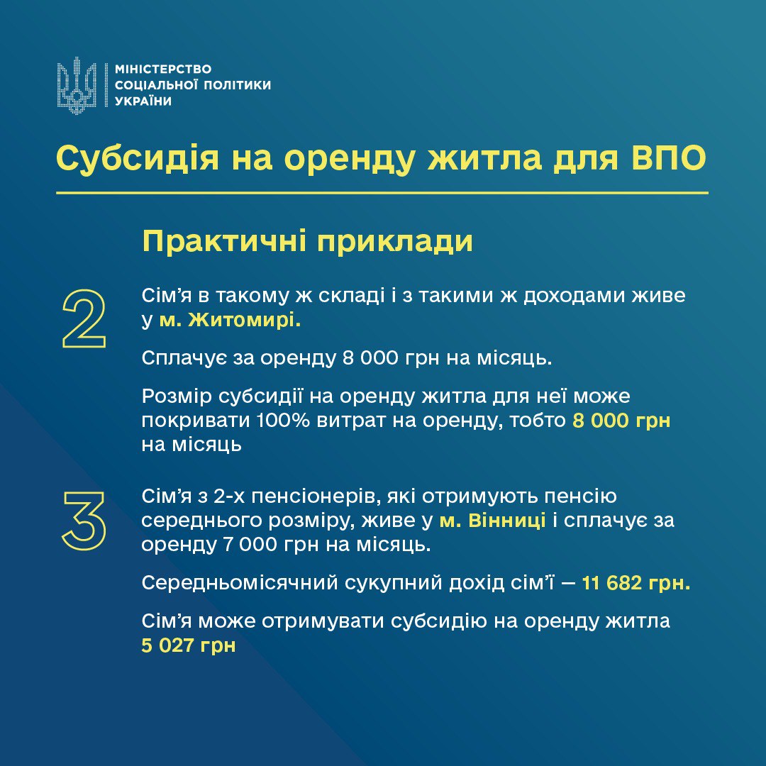 Як отримати субсидію на оренду житла для ВПО: покрокова інструкція фото 3 2