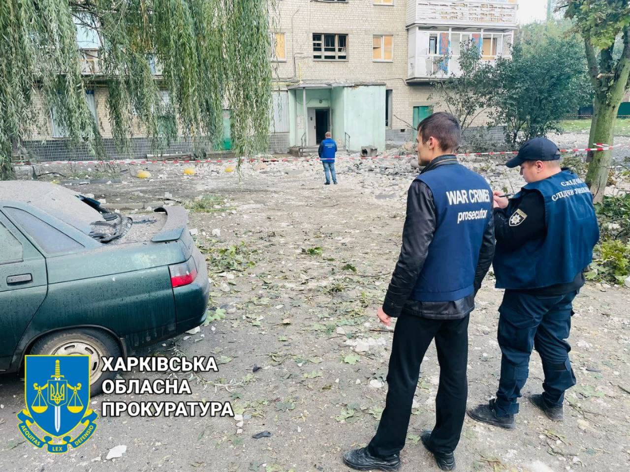 Есть пострадавший: оккупанты ударили ракетами по многоэтажкам в Холодногорском районе.