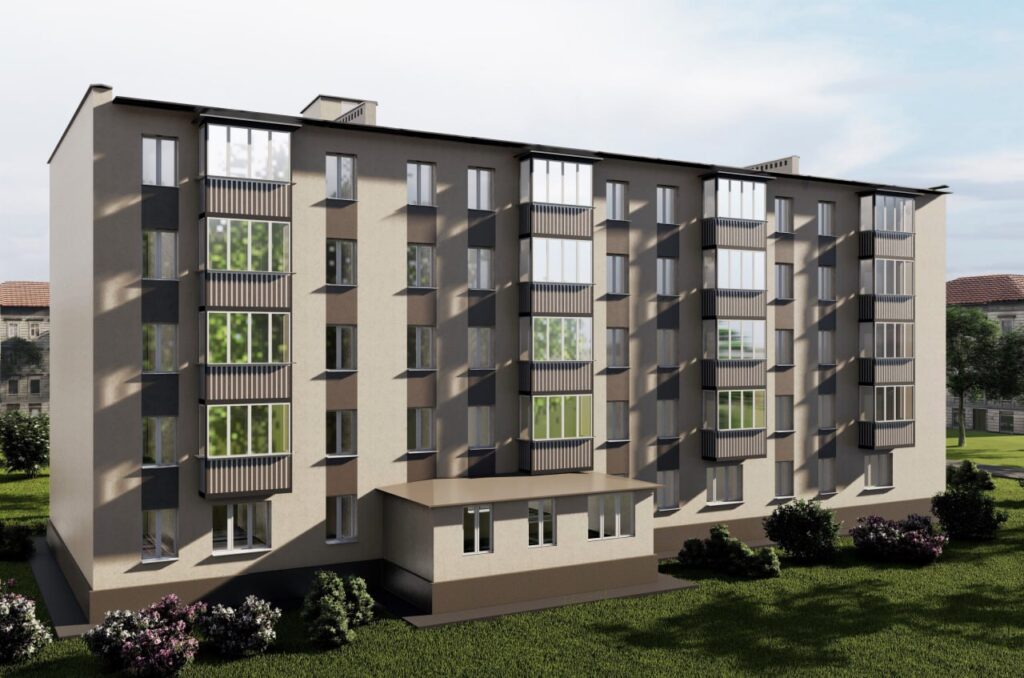 Частково зруйновано: у мерії показали проект реконструкції будинку на проспекті Любові Малої: візуалізація.