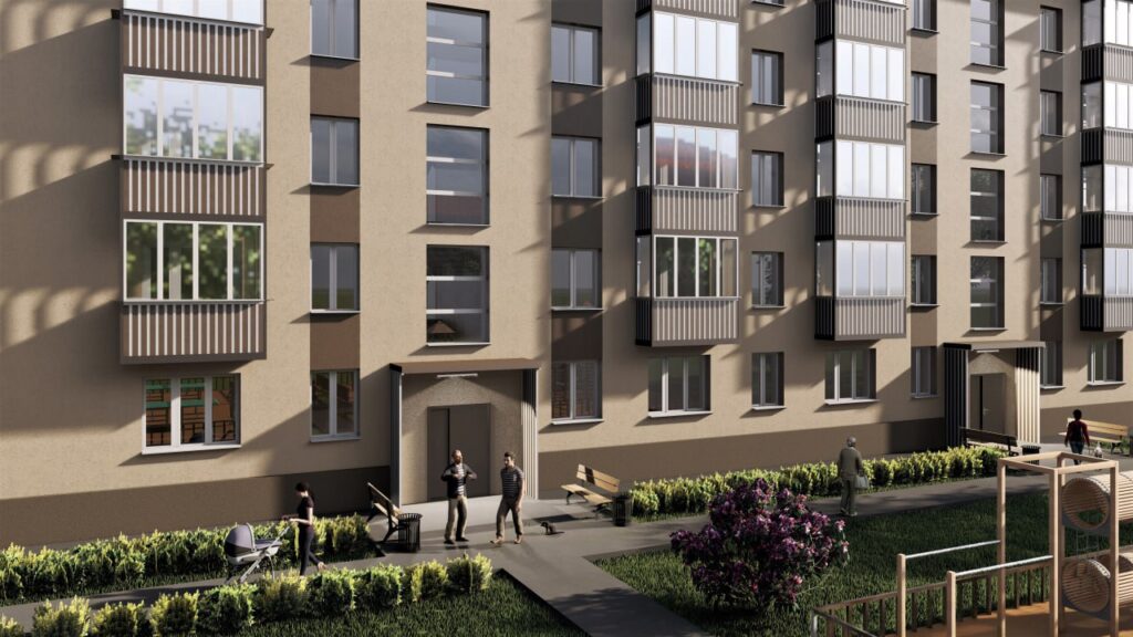 Частково зруйновано: у мерії показали проект реконструкції будинку на проспекті Любові Малої: візуалізація.