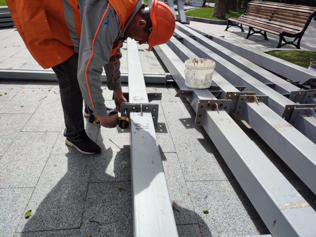 В саду Шевченко открыли фонтан.