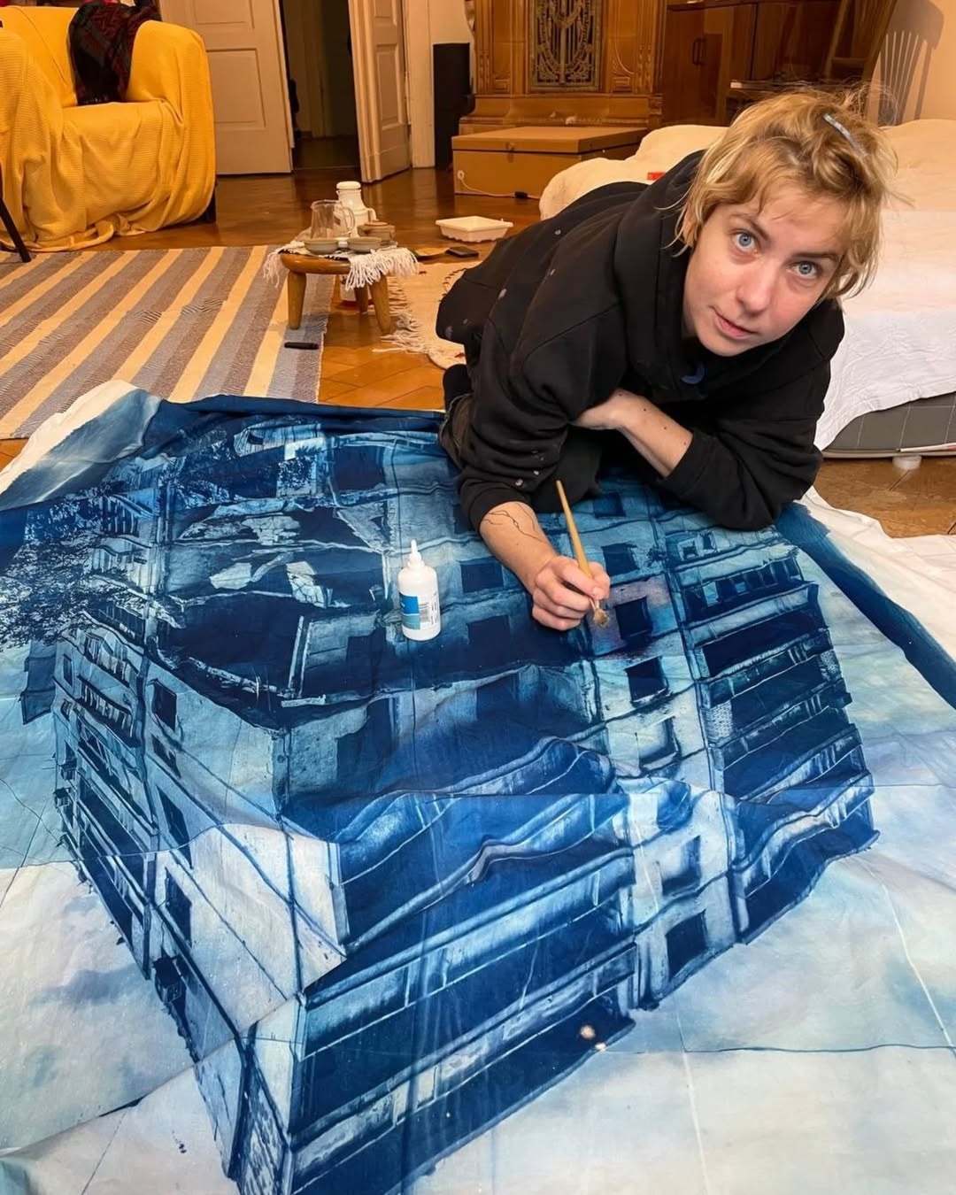 Художниця Тетяна Бакум присвятила свою інсталяцию Харкову.