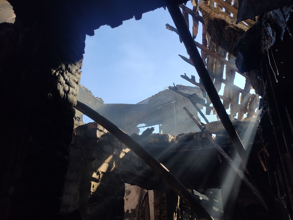 У Харкові через російський обстріл згорів будинок батька Героя Небесної Сотні.