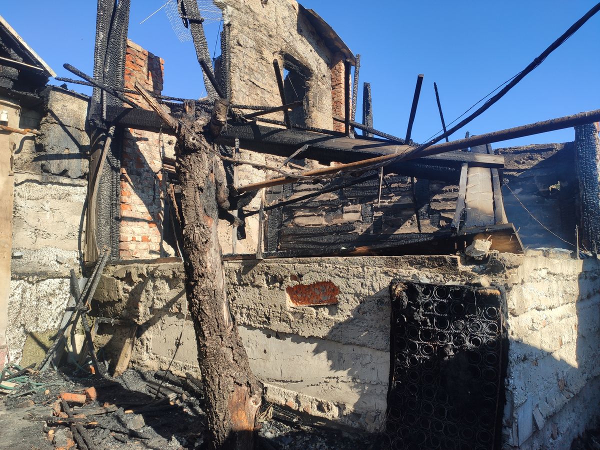 У Харкові через російський обстріл згорів будинок батька Героя Небесної Сотні.