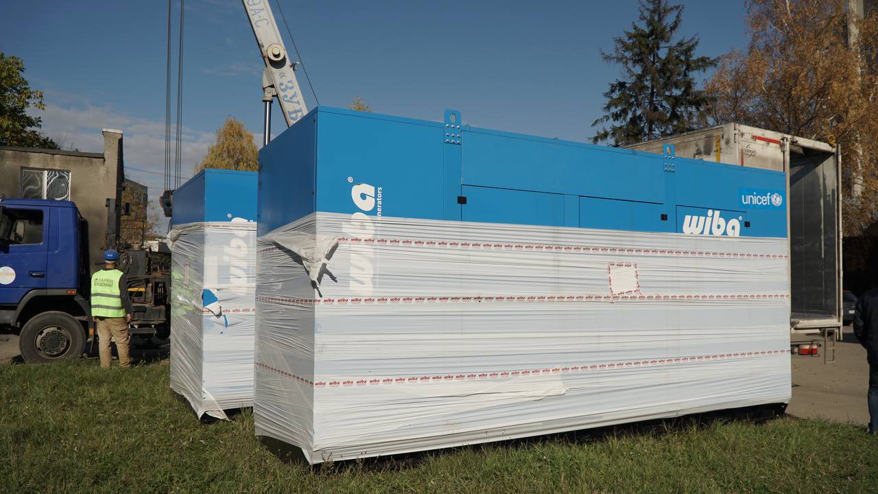 Харьков получил два мощных генератора на случай обстрела.