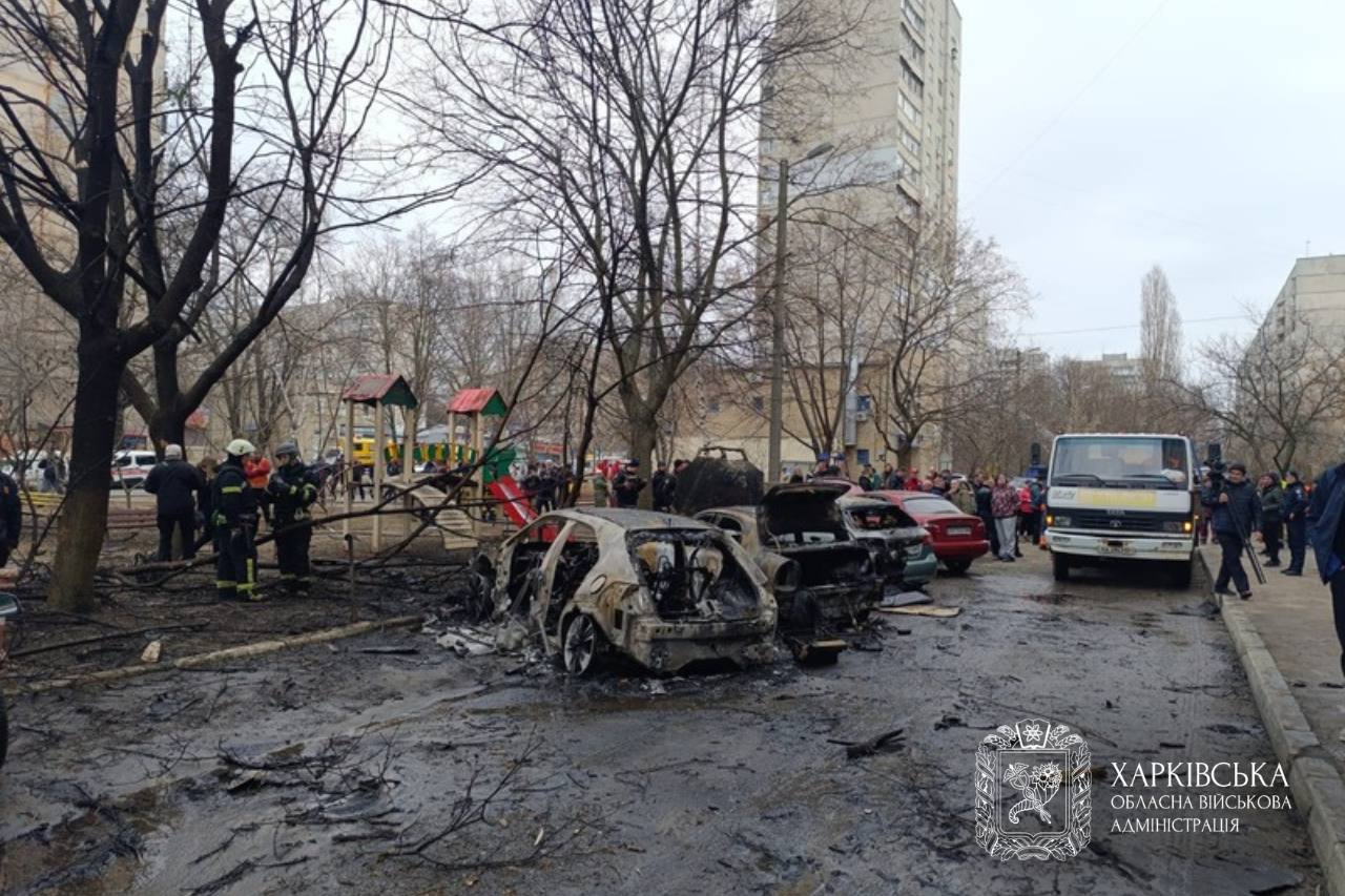 Девять пострадавших: Харьков атаковали беспилотники.