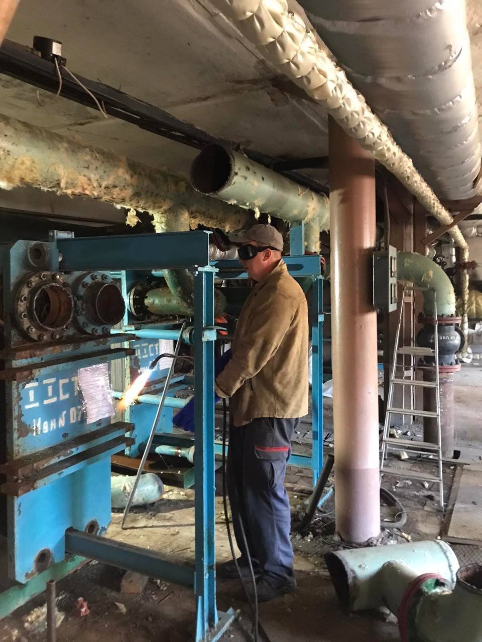 На Северной Салтовке восстанавливают котельные.