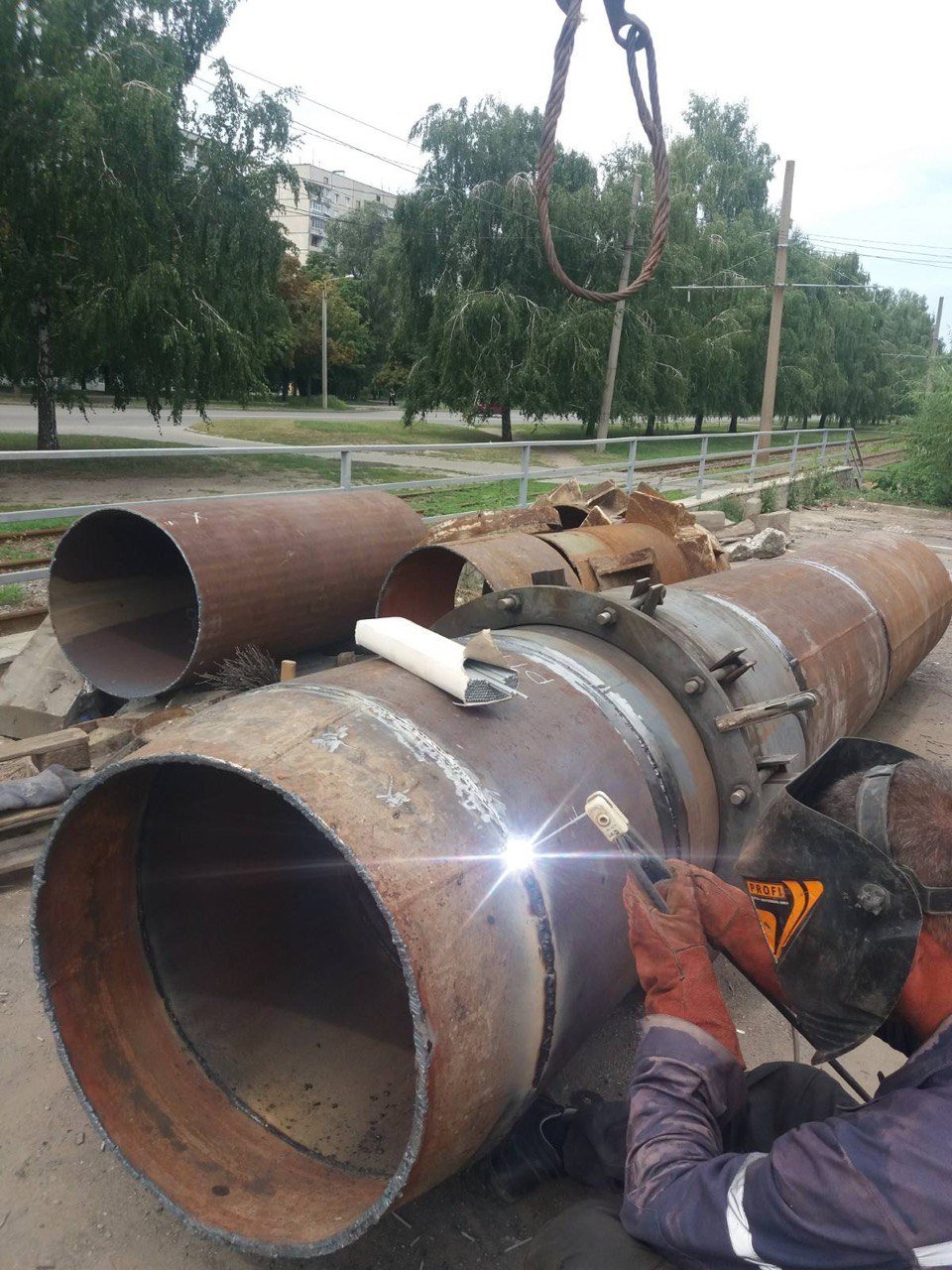 На Северной Салтовке восстанавливают котельные.