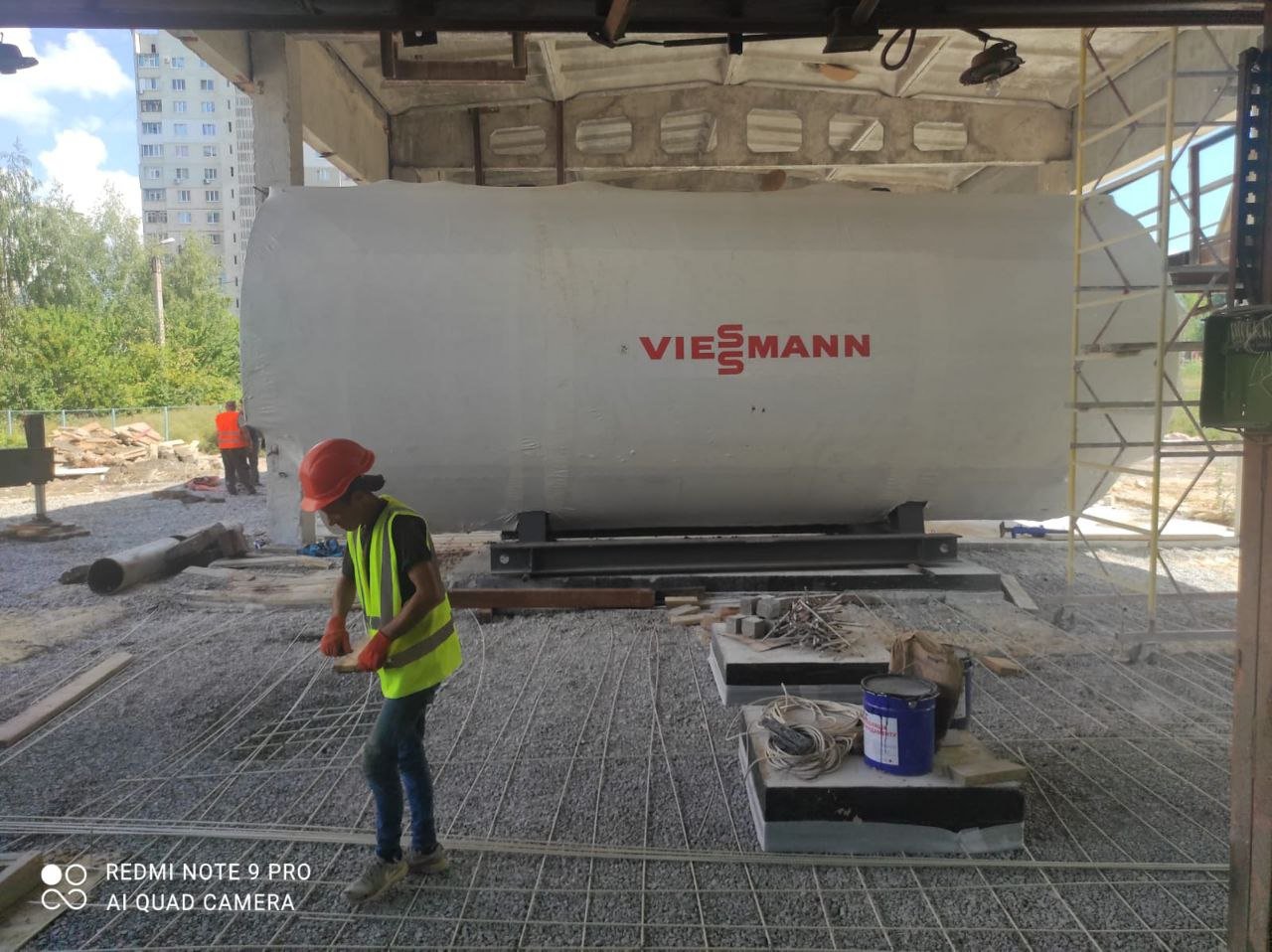 На Северной Салтовке восстанавливают котельные.