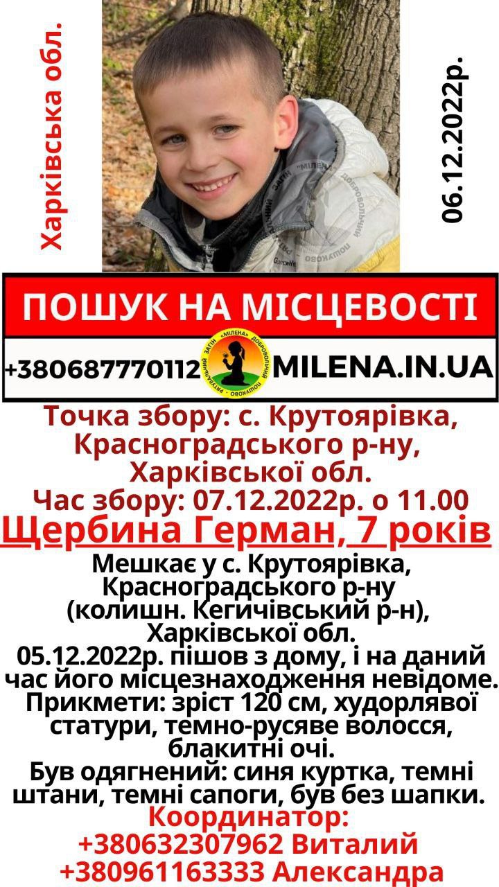 Нужны квадрокоптеры и добровольцы: под Харьковом третий день ищут 7-летнего Германа фото 1