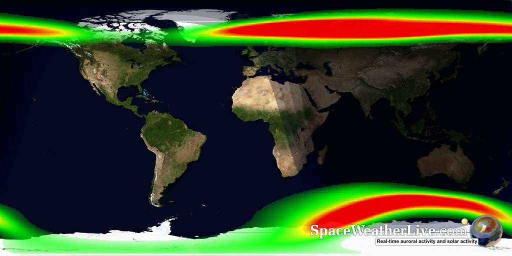В Харькове наблюдали полярное сияние.