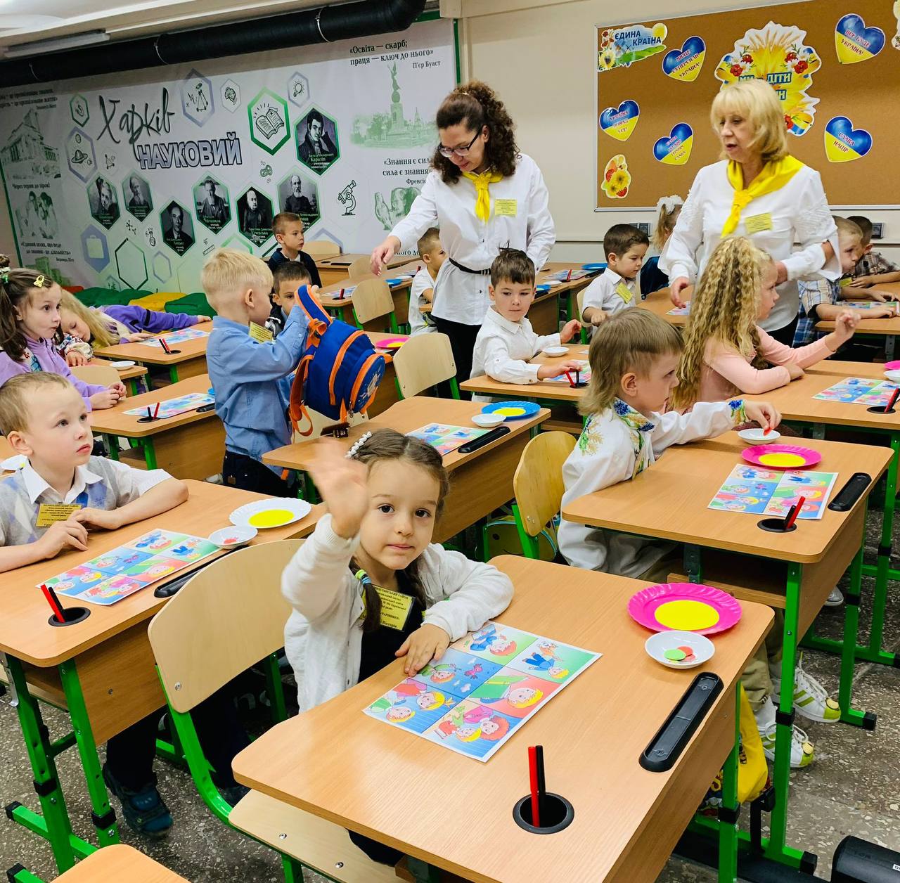 В мэрии Харькова показали учебные классы на станции метро имени Масельского.