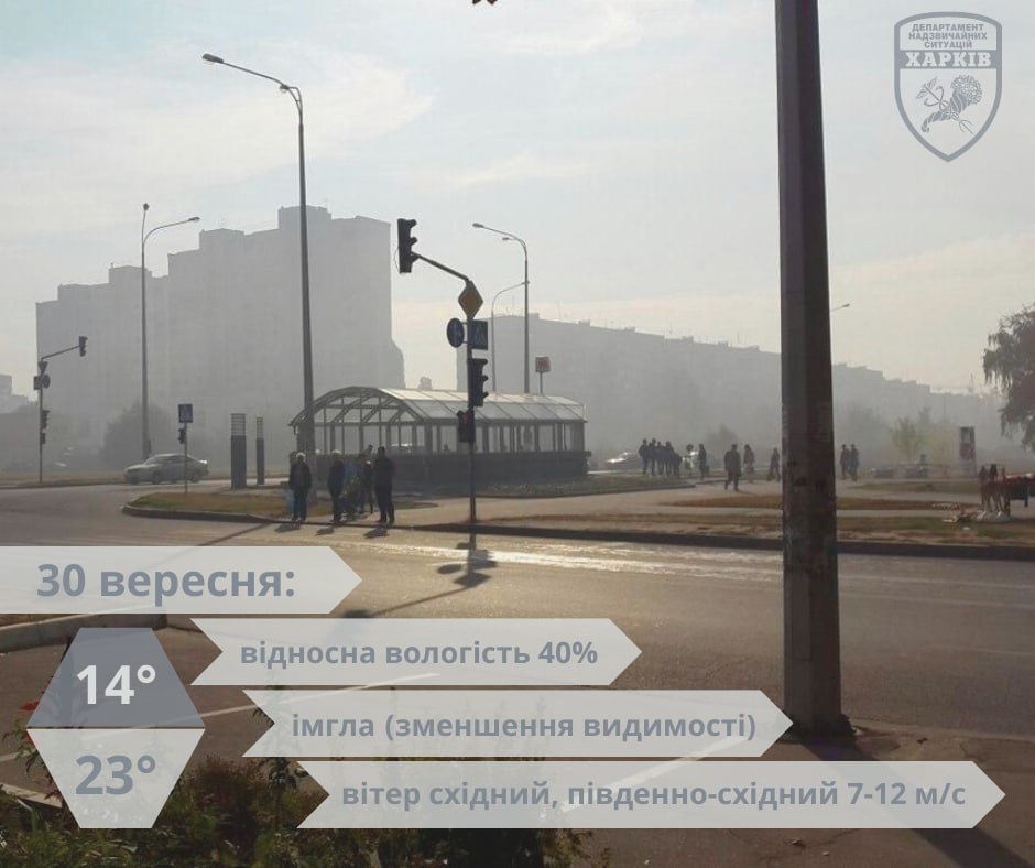 Харків накрила пилова буря.