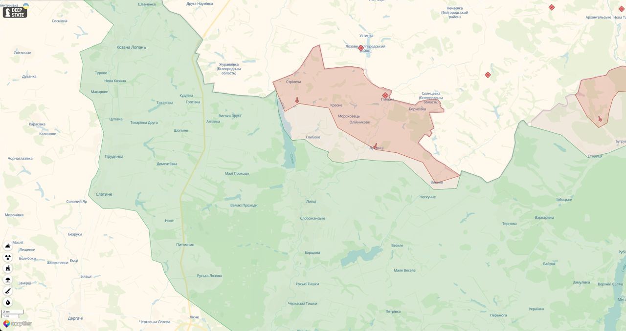 Бойові дії на півночі Харківської області