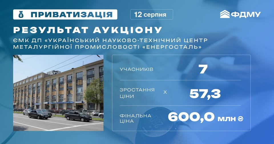Комплекс "Энергостали" в центре Харькова продали за 600 миллионов гривен фото 1